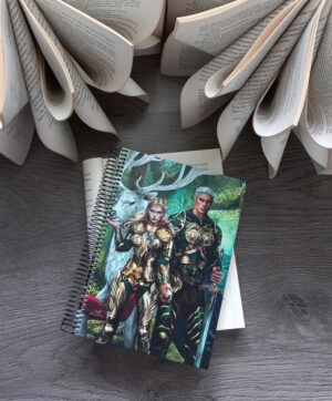 Aelyn y Rowan - Libreta Tapa Dura A5