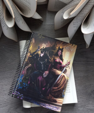 Jude and Cardan Throne - A5 Hard Cover Notebook