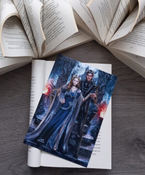 Rhysand y Feyre Trono - Print
